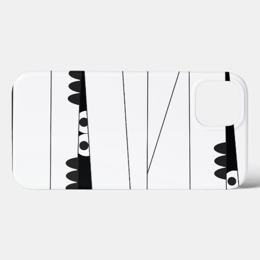 Halloween Peeking Mummy Case-Mate iPhone Case (Achterkant (horizontaal))