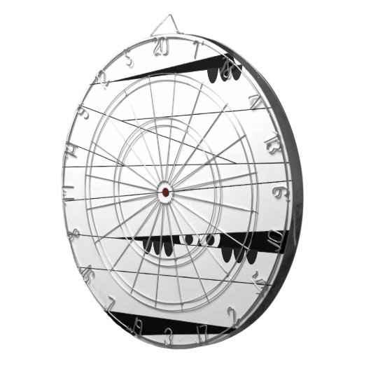 Halloween Peeking Mummy Dartbord (Voorkant Rechts)