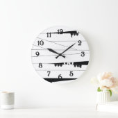 Halloween Peeking Mummy Grote Klok (Huis)