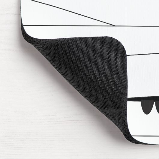 Halloween Peeking Mummy Muismat (Hoek)