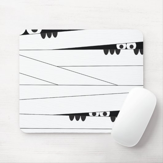 Halloween Peeking Mummy Muismat (Met muis)