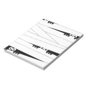 Halloween Peeking Mummy Notitieblok (Linkerzijde)