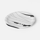 Halloween Peeking Mummy Papieren Bordje (Gekanteld)