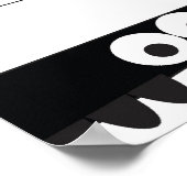 Halloween Peeking Mummy Poster (Hoek)