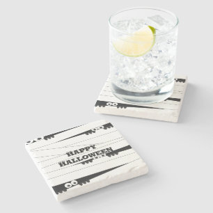 Halloween Peeking Mummy Stenen Onderzetter