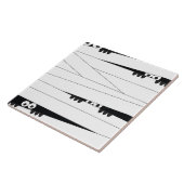 Halloween Peeking Mummy Tegeltje (Zijkant)