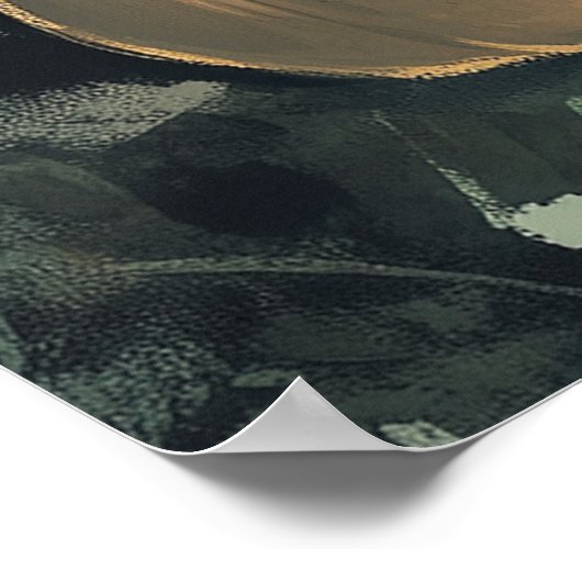 Halloween Peeping Ghost Poster (Hoek)