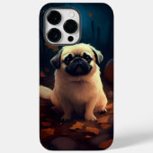 Halloween Pekingese with Pumpkins Scary Case-Mate iPhone Case (Achterkant)