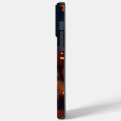 Halloween Pekingese with Pumpkins Scary Case-Mate iPhone Case (Achterkant / Links)