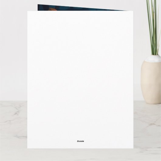 Halloween Pekingese with Pumpkins Scary Kaart (Achterkant)