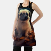 Halloween Pekingese with Pumpkins Scary Schort (Insitu)