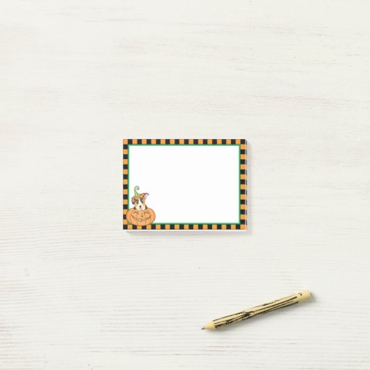 Halloween Pembroke Welsh Corgi Post-it® Notes (Op bureau)