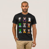 Halloween Pembroke Welsh Corgi T-shirt (Voorkant volledig)