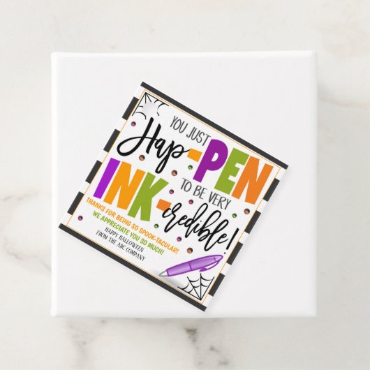 Halloween Pen Dank je Labels (In situ)