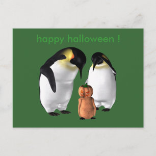Halloween Penguin Briefkaart
