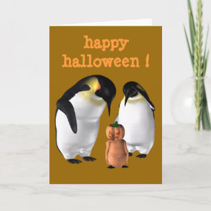Halloween Penguin Kaart