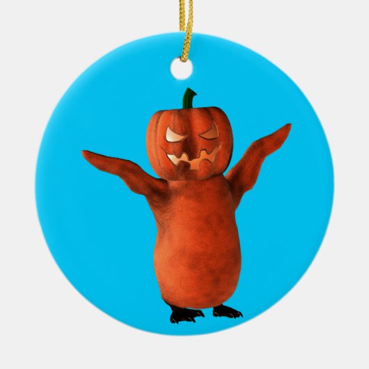 Halloween Penguin Keramisch Ornament (Voorkant)