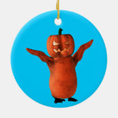 Halloween Penguin Keramisch Ornament (Achterkant)