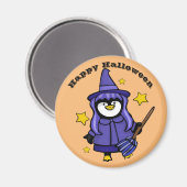 Halloween Penguin Witch Magneet (Voorkant / Achterkant)