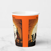 Halloween Personaliseer de Kinder Partij van de Na Papieren Bekers (Links)