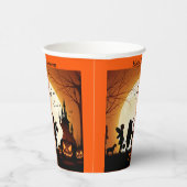 Halloween Personaliseer de Kinder Partij van de Na Papieren Bekers (Rechts)