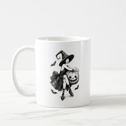 Halloween Persoonlijke Naam Citaat Koffiemok (Links)