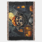 Halloween Pet Blanket 🎃 Gezellige Fleece Gooi Deken (Voorkant Verticaal)