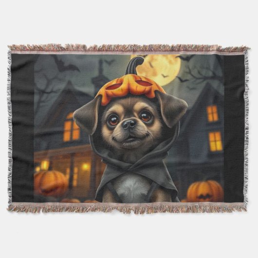 Halloween Pet Blanket 🎃 Gezellige Fleece Gooi Deken (Voorkant)