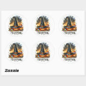 Halloween Pet Ronde Sticker (Vel)