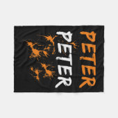 Halloween Peter Pumpkin Eater Kostuumkoppels Fleece Deken (Voorkant (Horizontaal))