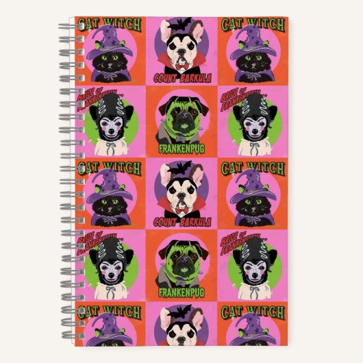 Halloween Pets Notitieboek (Voorkant)