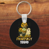 Halloween Pharmacy Squad Pillen Kostuumapotheker Sleutelhanger (Voorkant)
