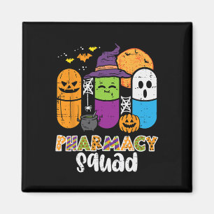 Halloween Pharmacy Squad PIls Kostuumapotheker Magneet
