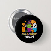Halloween Pharmacy Squad PIls Kostuumapotheker Ronde Button 5,7 Cm (Voorkant /achterkant)