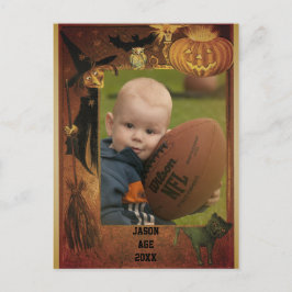 Halloween Photo Briefkaart
