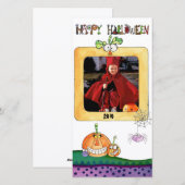 Halloween Photo Card Feestdagenkaart (Voorkant / Achterkant)