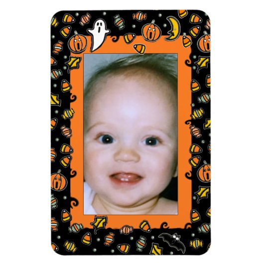 Halloween Photo Lijst Magnet Magneet (Verticaal)