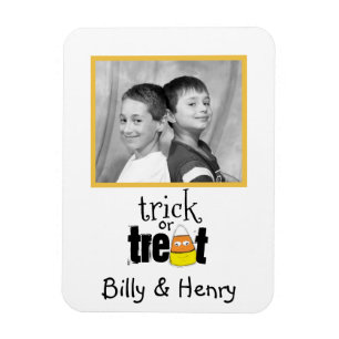 Halloween Photo Whimsical Cute Candy Corn Funny Magneet