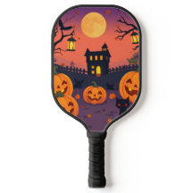 Halloween Pickleball Paddle – Pompoenen & Katten