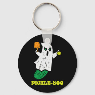 Halloween Pickleball Pickle Boo Ghost Kostuum Mann Sleutelhanger