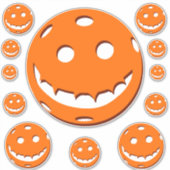 Halloween Pickleball Sticker (Voorkant)