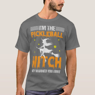 Halloween Pickleball T-shirt is de Pickleball Witc