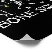 Halloween picklell Het skelet van het Pickle Bone  Poster (Hoek)