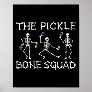 Halloween picklell Het skelet van het Pickle Bone Poster