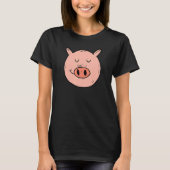 Halloween Pig Face u2013 Spooky Season Fanatic Hol T-shirt (Voorkant)