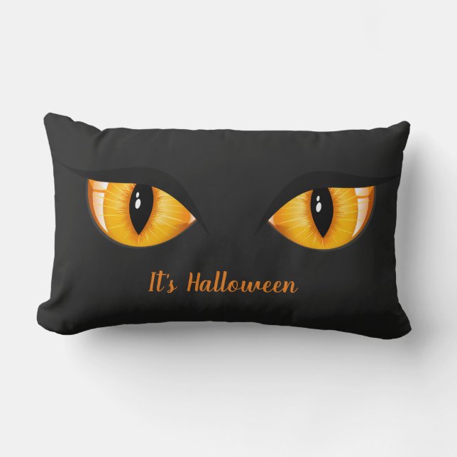 Halloween Pillow-Cat Eyes Kussen (Voorkant)