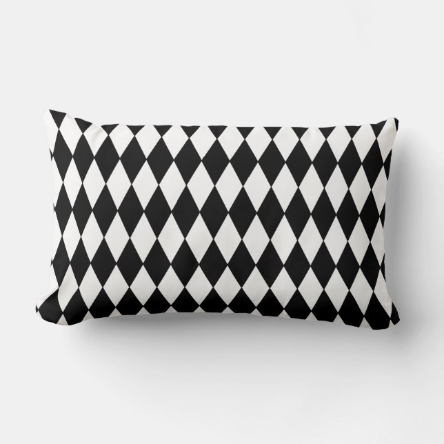 Halloween Pillow-Harlequin Diamonds Kussen (Voorkant)