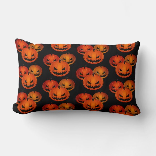 Halloween Pillow-Scary Pumpkins Sierkussen Kussen (Voorkant)