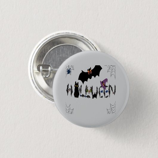 Halloween Pin Button (meerdere kleuren) (Voorkant /achterkant)