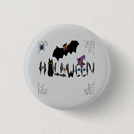 Halloween Pin Button (meerdere kleuren)